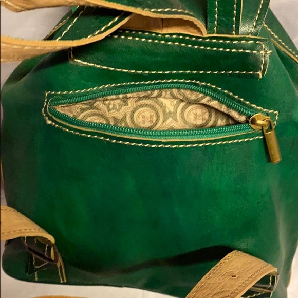 Moroccan Leather Backpack - Picture 6 of 13